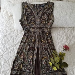 Perceptions paisley print dress